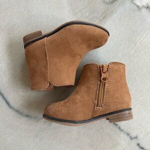Brown Kids Ankle Boots